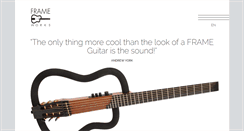 Desktop Screenshot of frameworks-guitars.com